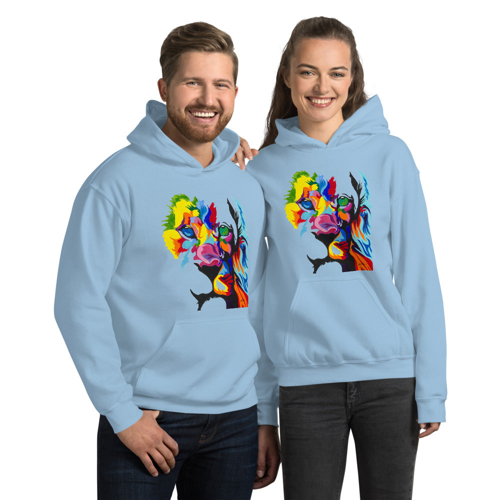 Colorful Lion Unisex Hoodie